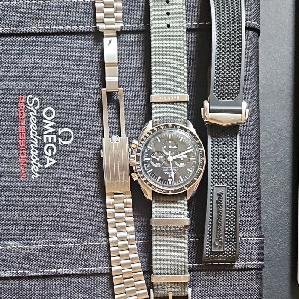 Omega Black and Silver Bag